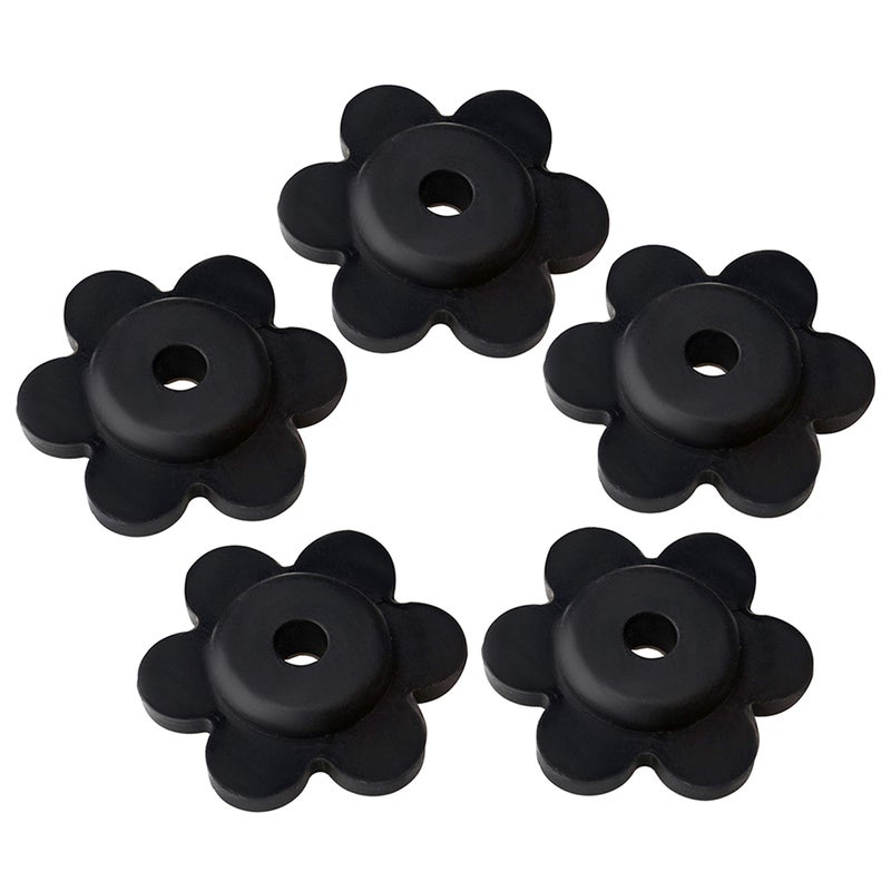 SUMAJU 5pcs Flag Stops, Rubber Garden Flag Stoppers Flag Pole Stopper for Christmas Garden Flag Pole Stand - Image 1